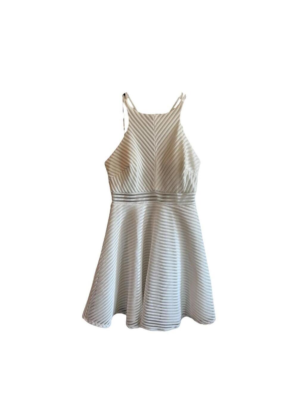 Dear Moon | Juniors Off-White Party Dress | Size 9 | 1016